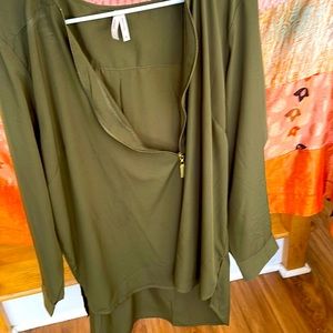 True Destiny 3x flowy navy green cover up